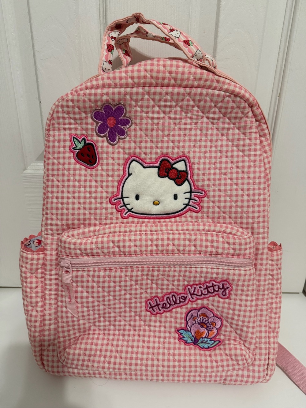 RARE Vera Bradley x Hello Kitty Backpack collab Pink Plaid Cat Sanrio
NWOT
